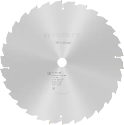 Lâmina de serra circular Bosch PRO Wood 406 mm para corte de madeira.